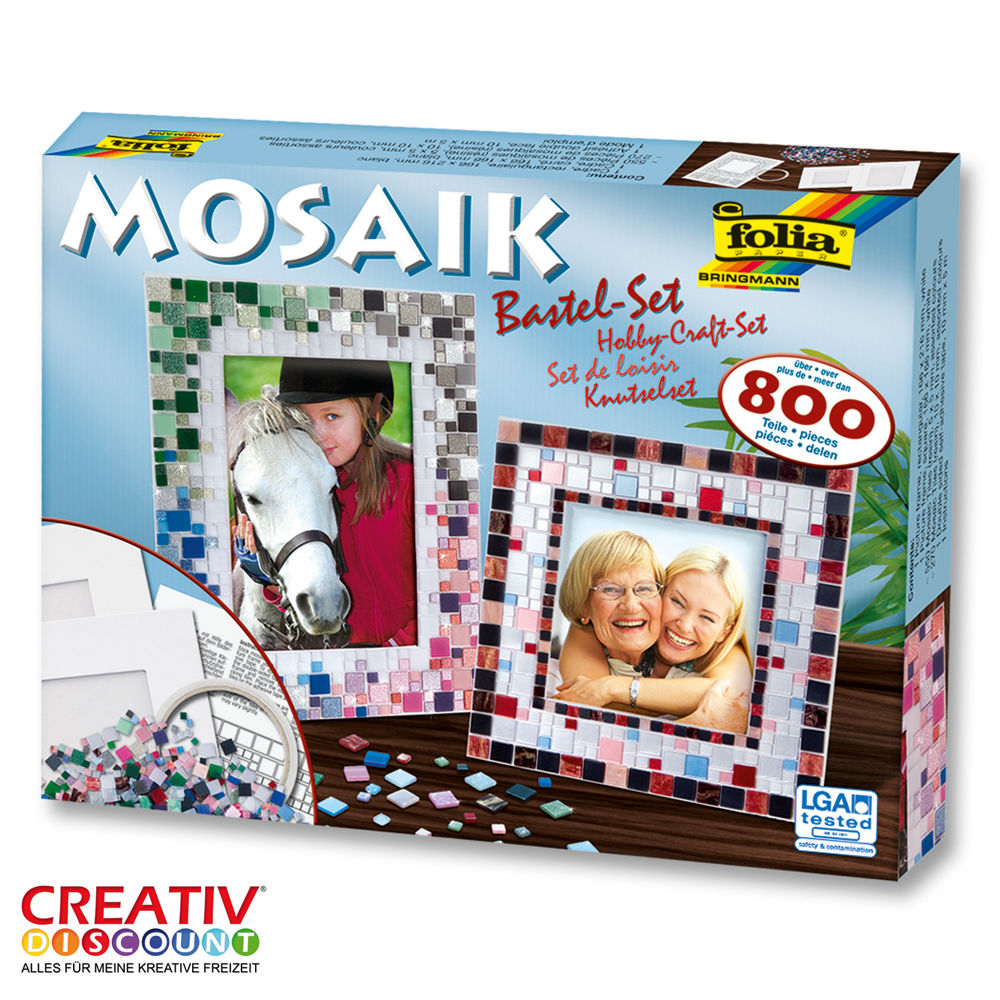 Mosaik-Bastel-Set, ber 800 Teile