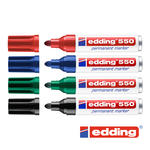 Edding 550 Permanent-Marker 3-4mm Rundspitze, verschiedene Farben