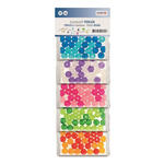 NEU Kunststoffperlen-Mix, 8 mm, 50 g, Eis bunt in 5 Farben