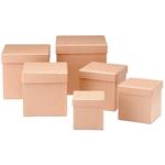 Schachteln, Boxen & Truhen aus Pappe / Karton, wei & natur - Verschiedene Ausfhrungen