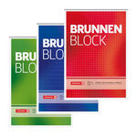 NEU Brunnen-Block DIN A5, 70g, 50 Blatt ungelocht - Verschiedene Lineatur