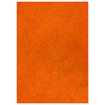 NEU Glitter-Karton, 200 g/qm, einseitig mit Glitzer, DIN A4, Orange