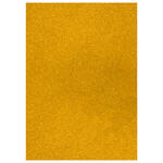 NEU Glitter-Karton, 200 g/qm, einseitig mit Glitzer, DIN A4, Gelbgold