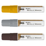 Kreul Acryl Marker Metallic XXL 15mm - Verschiedene Farbtne