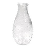 SALE Glas Vase, 7cm , 14cm hoch, mit Punkte