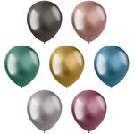NEU Latex-Luftballons Ultra-Metallic, 33cm Durchmesser, 10er-Pack, hochglnzend, verschiedene Farben