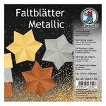 NEU Faltbltter Metallic, 100 Stck - Verschiedene Gren
