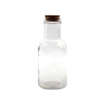 SALE Flasche mit Korkverschluss, 0,5 Liter Hhe18cm