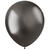 NEU Latex-Luftballons Ultra-Metallic, 33cm, schwarz-grau, 10 Stck - Schwarz-Grau