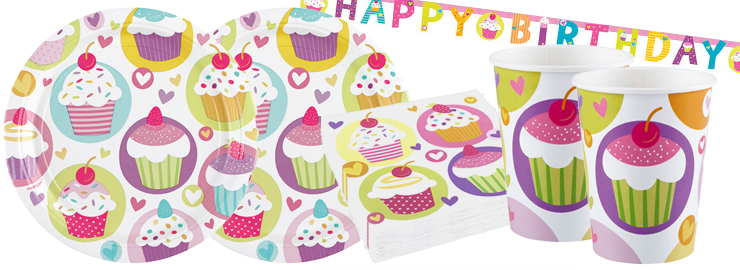 Geburtstags Serie Cupcake Geburtstagsdeko Serien Alles Fur Den