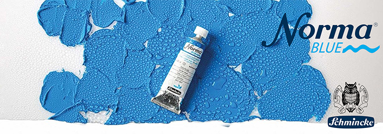 Norma BLUE - Wasservermalbare Knstler-lfarbe
