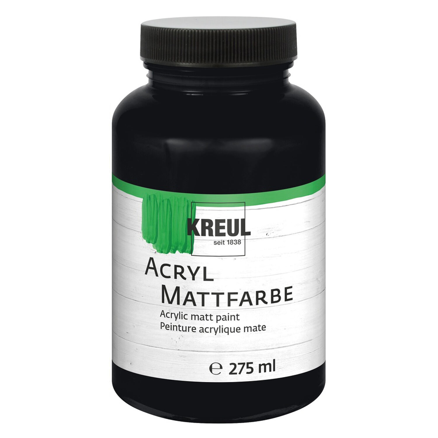 Kreul Acryl Mattfarbe 275ml Schwarz