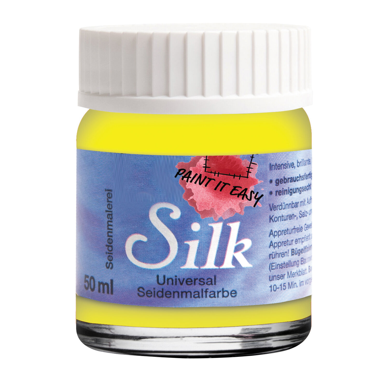 NEU PAINT IT EASY Bgelfarbe / Seidenmalfarbe, 50 ml, Zitron