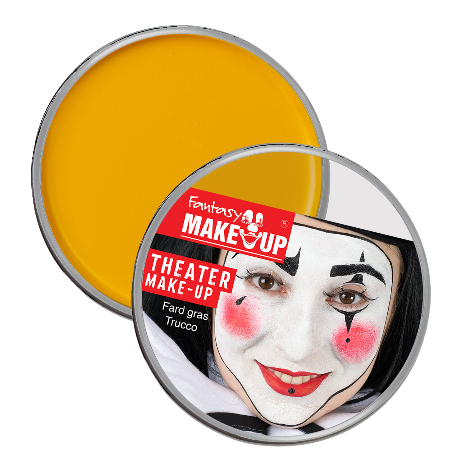 NEU Fantasy Theater-Make-Up / Creme-Schminke auf Fettbasis, 25g, Gelb