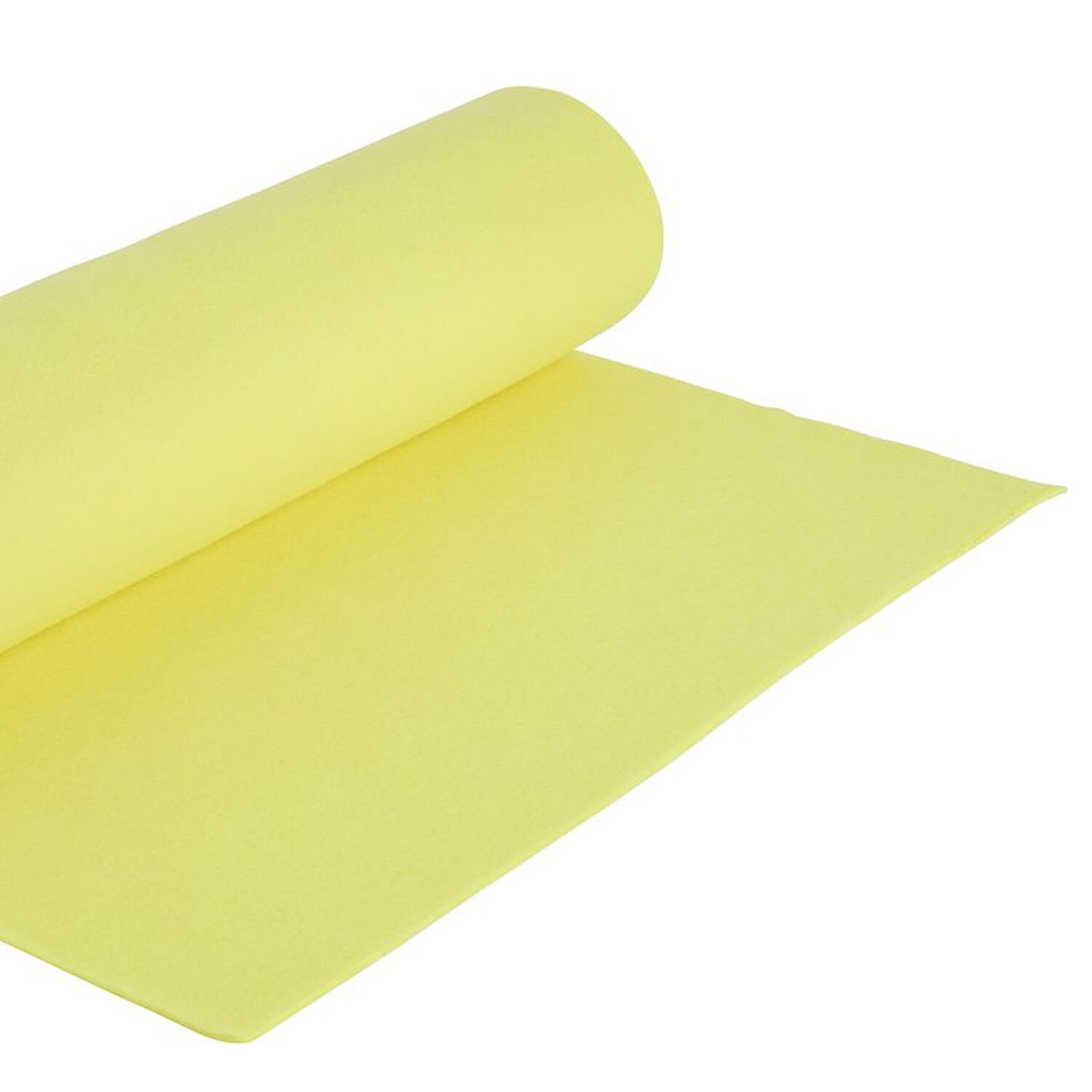 Filzzuschnitt 100x45 cm, Zitronengelb