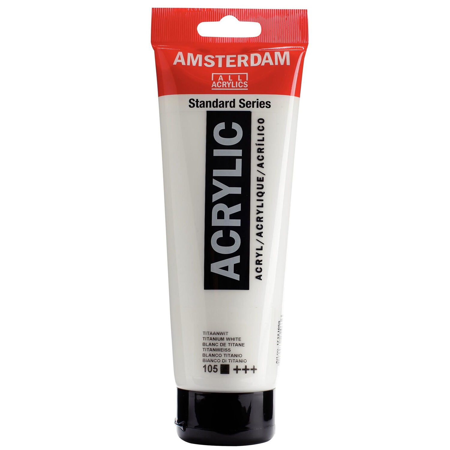 Amsterdam Acrylfarbe 250ml, Titanwei