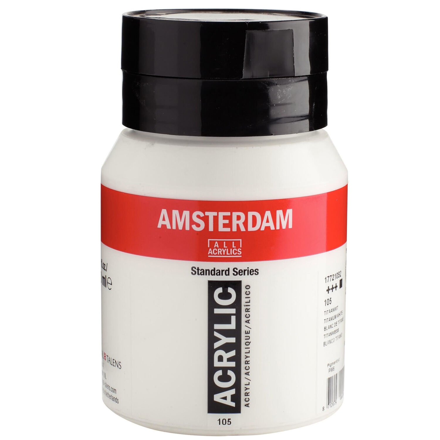 Amsterdam Acrylfarbe 500ml, Titanwei