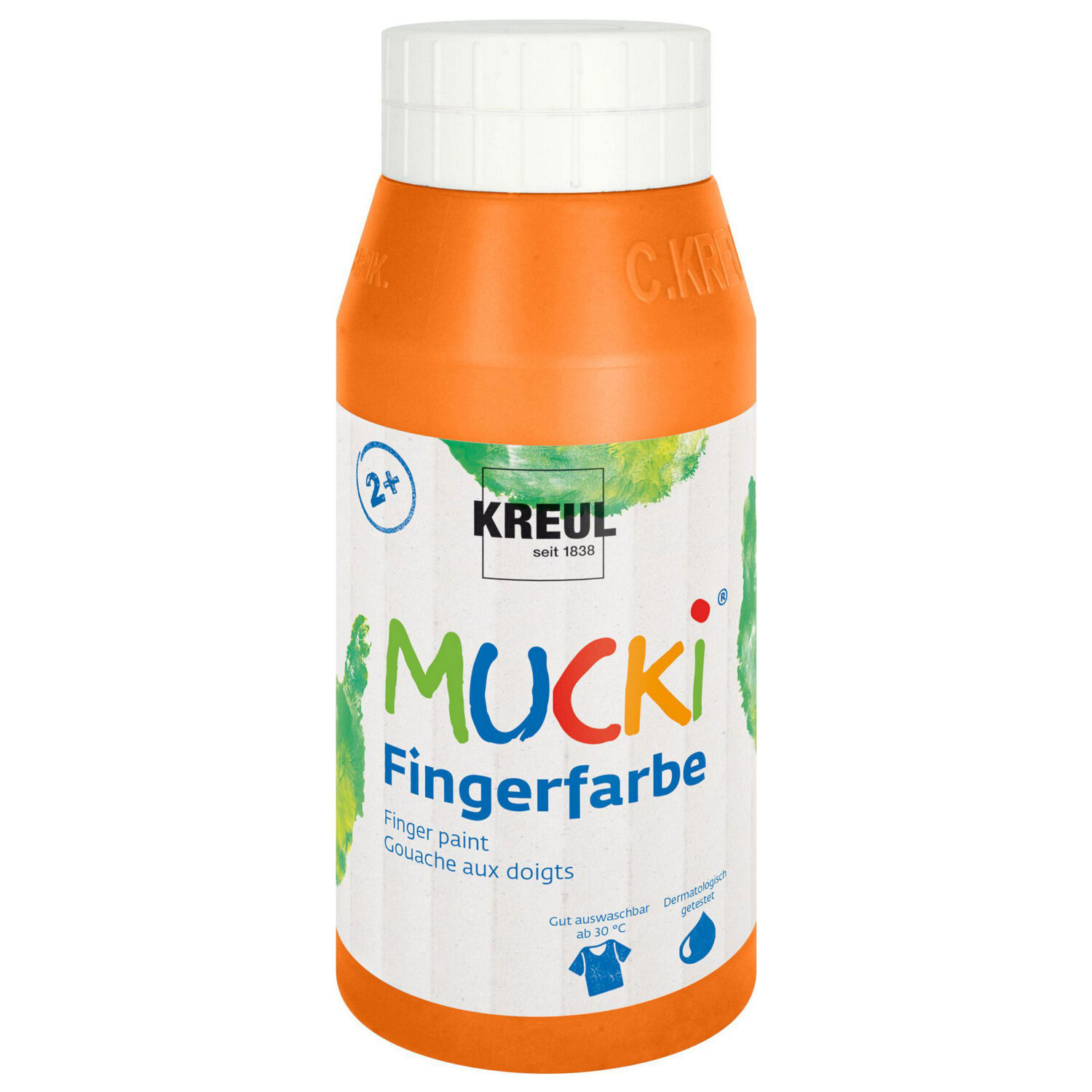 MUCKI Fingerfarbe Orange 750 ml