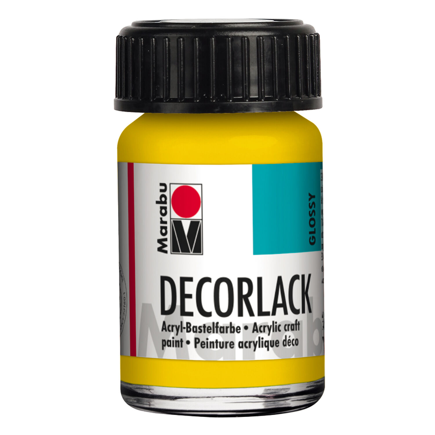 Marabu Decorlack 15ml Mittelgelb