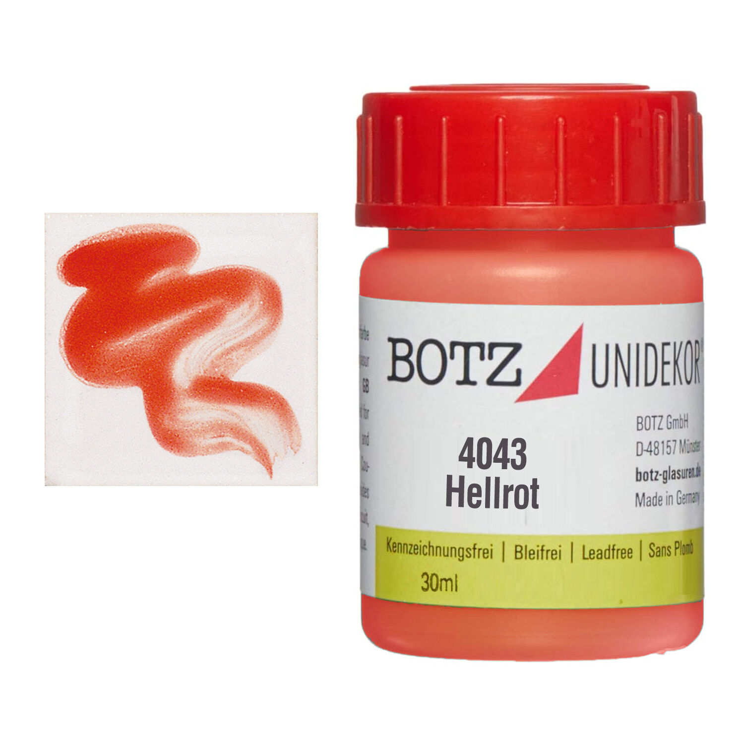 Botz-Unidekor, 30ml, Hellrot