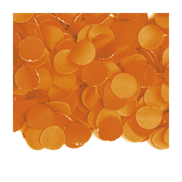 Konfetti orange aus Papier, 100 g