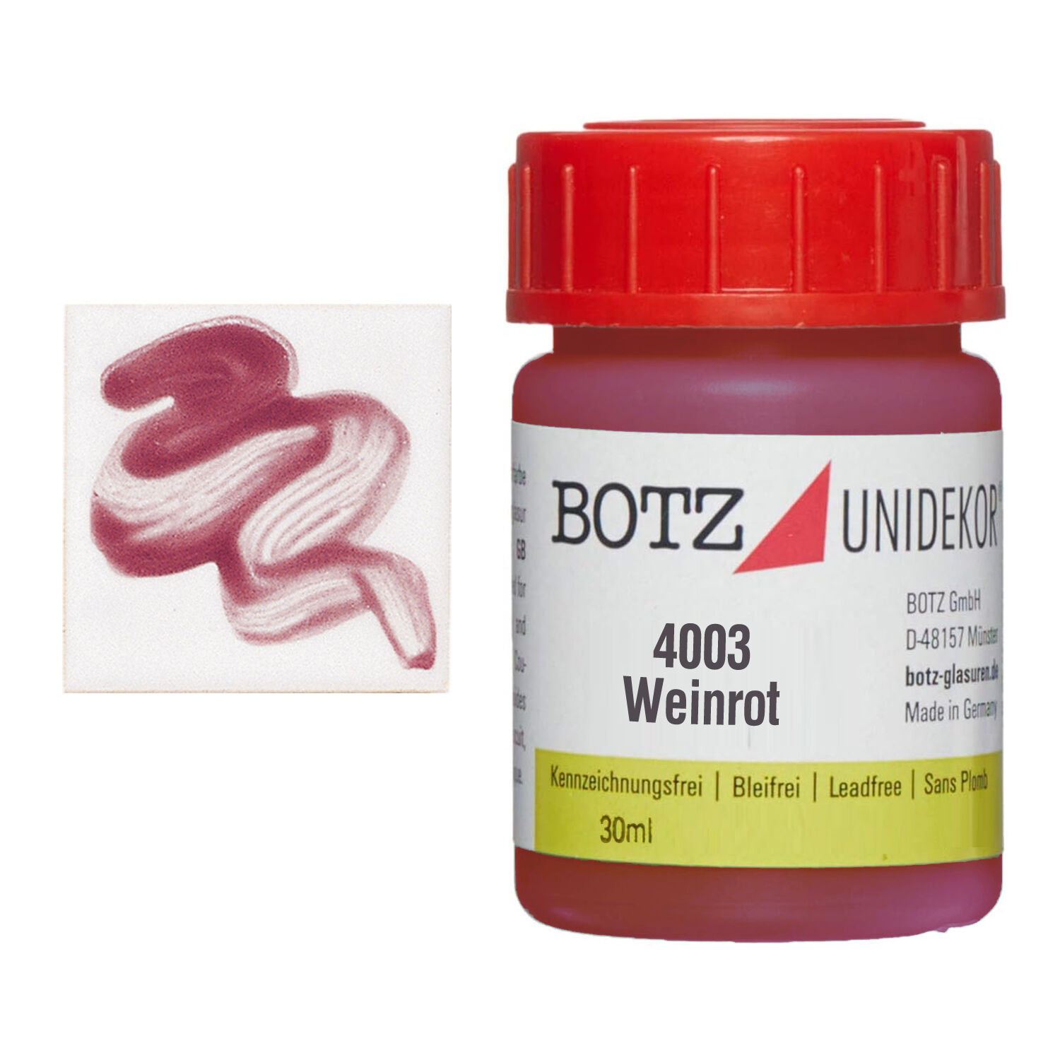 Botz-Unidekor, 30ml, Weinrot