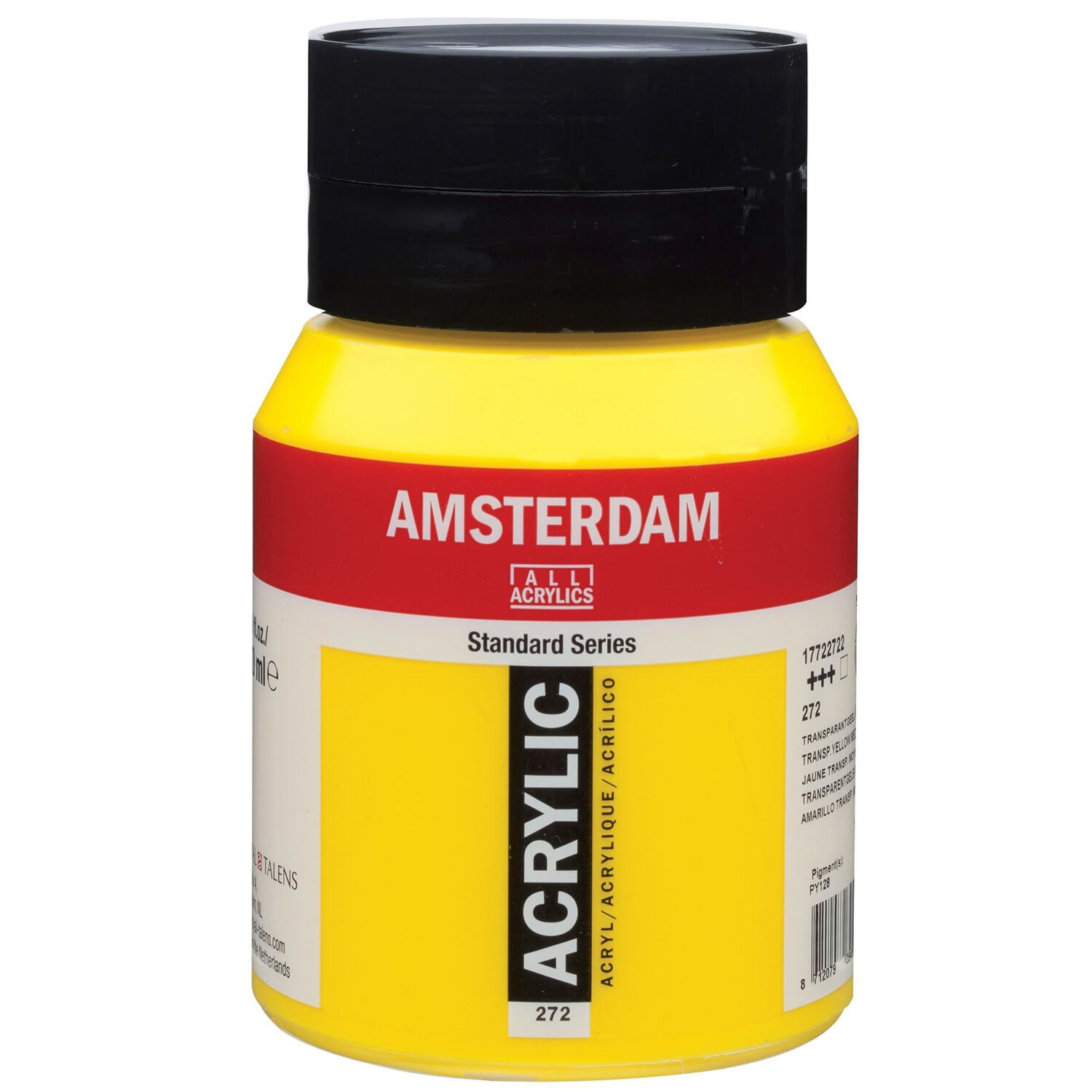 NEU Amsterdam Acrylfarbe 500ml, Transparentgelb mittel