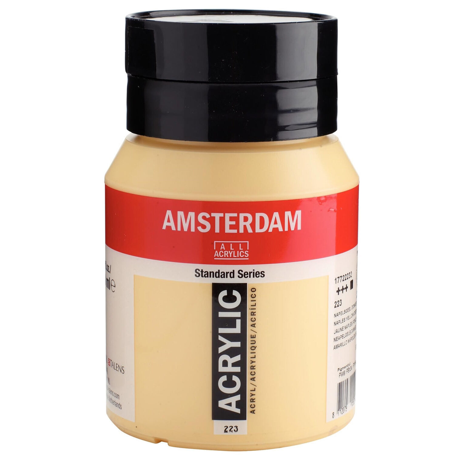 Amsterdam Acrylfarbe 500ml, Neapelgelb dunkel