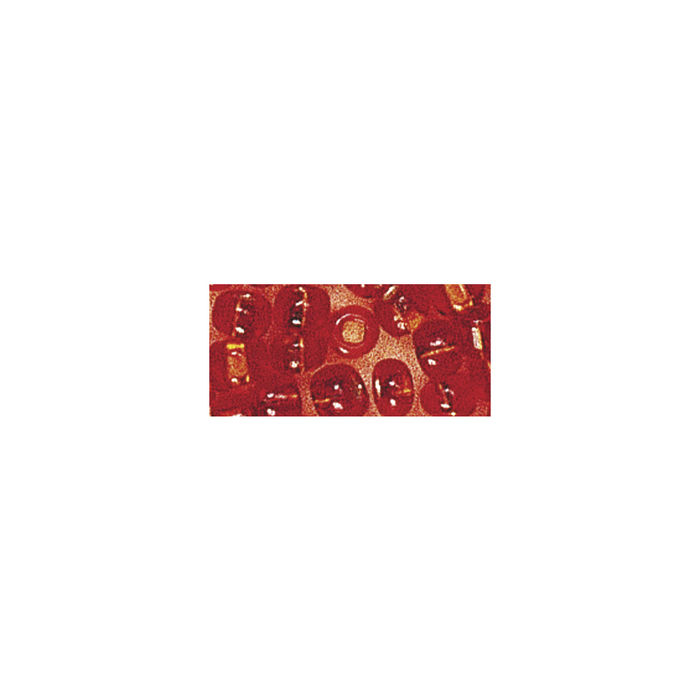Rocailles, 2,6 mm ø, Silbereinzug, 16g, orange Bild 2