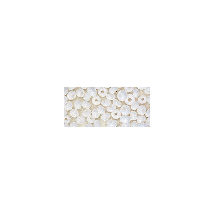 Rocailles, 2,6 mm ø, opak, 17g, weiß Bild 2
