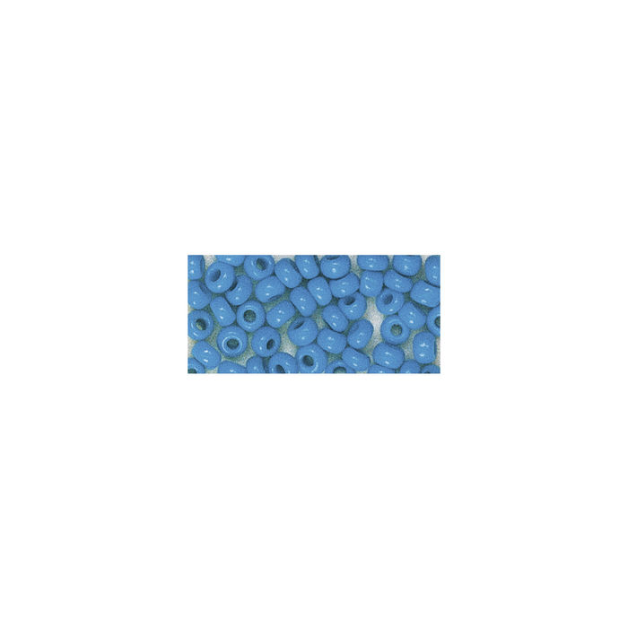 Rocailles, 2,6 mm ø, opak, 17g, h.blau Bild 2