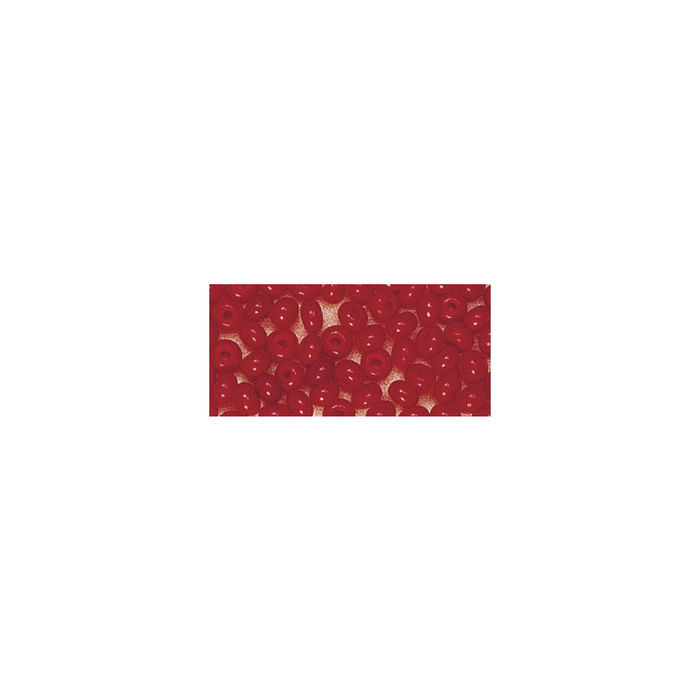 Rocailles, 2,6 mm ø, opak, 17g, rot Bild 2