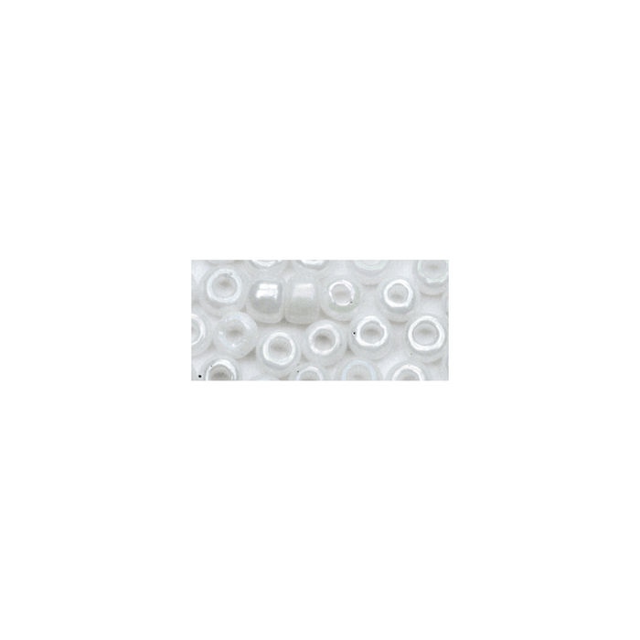 Rocailles, 2,6 mm ø, opak, 17g, weiß Bild 2