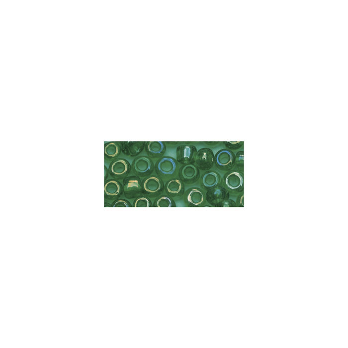 Rocailles, 2 mm ø, transp., 17g, grün