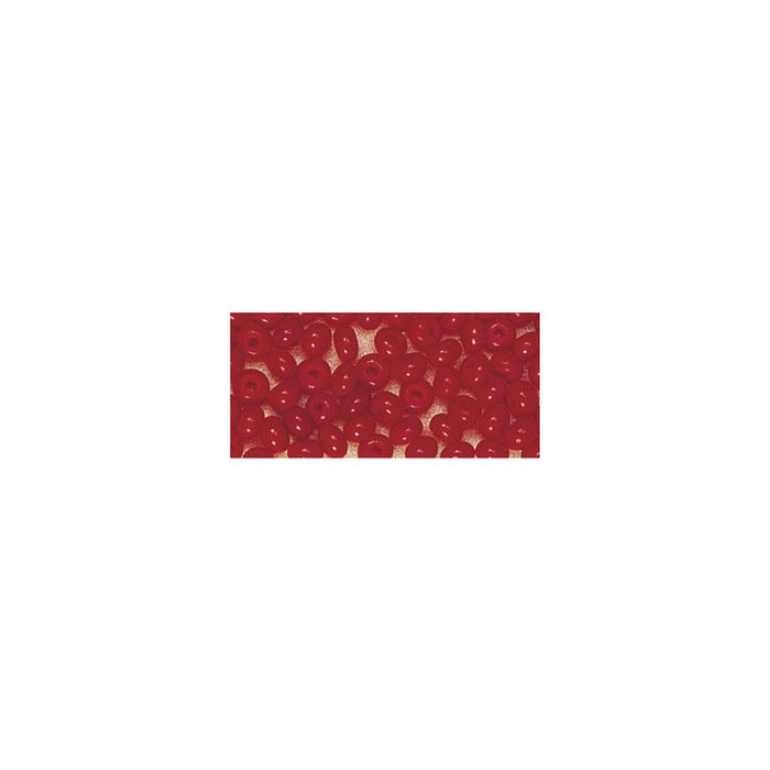 Rocailles, 2 mm ø, opak, 17g, rot Bild 2