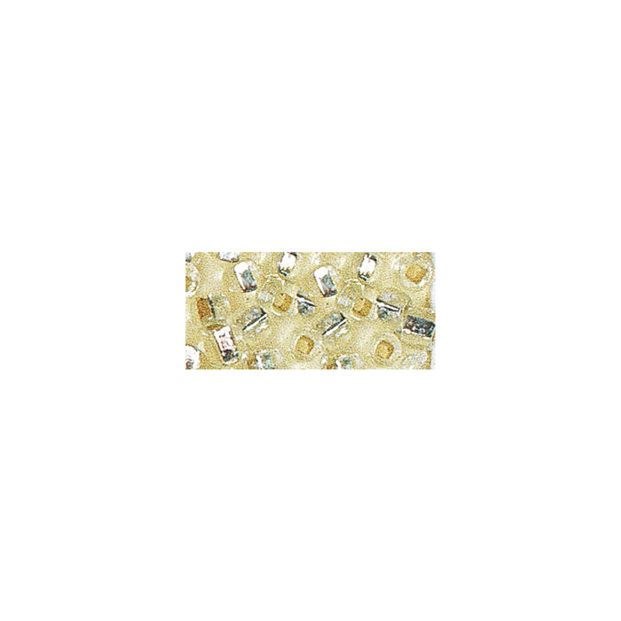 Rocailles, 2 mm ø, mit Silbereinzug, 17g, silber Bild 2