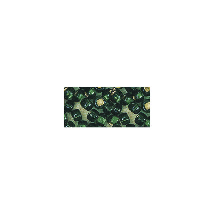 Rocailles, 2 mm ø, mit Silbereinzug, 17g, grün Bild 2