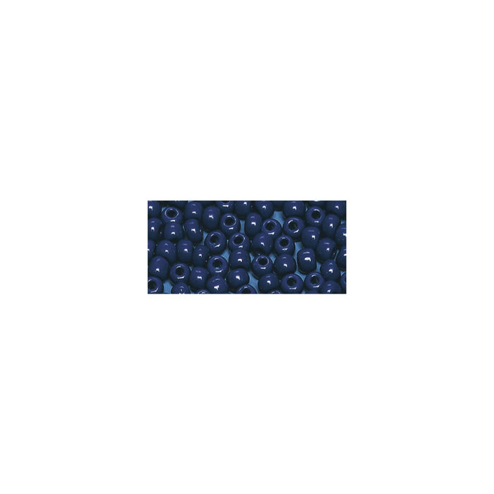 Indianer-Perlen, 4,5 mm ø, 17g, d.blau Bild 2