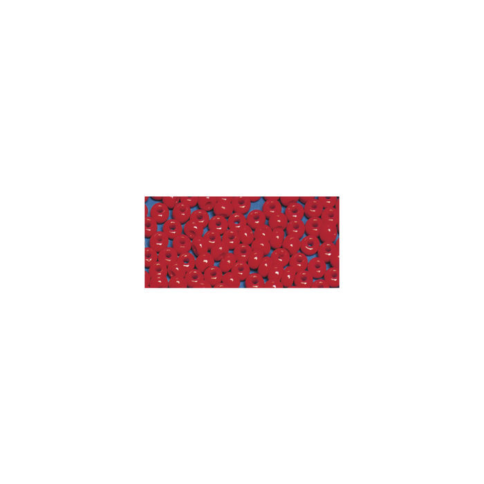 Indianer-Perlen, 4,5 mm ø, 17g, rot Bild 2