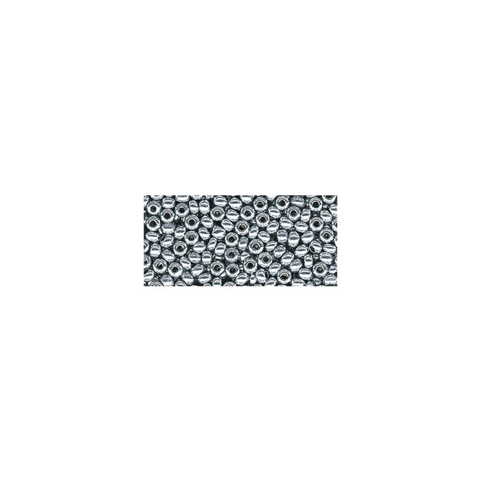 Rocailles, 2,0 mm ø, perlmutt, 17g, silber Bild 2