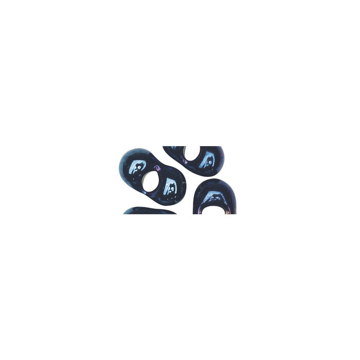 SALE Papillon-Rocailles, 2x4 mm, 18g, saphir Bild 2