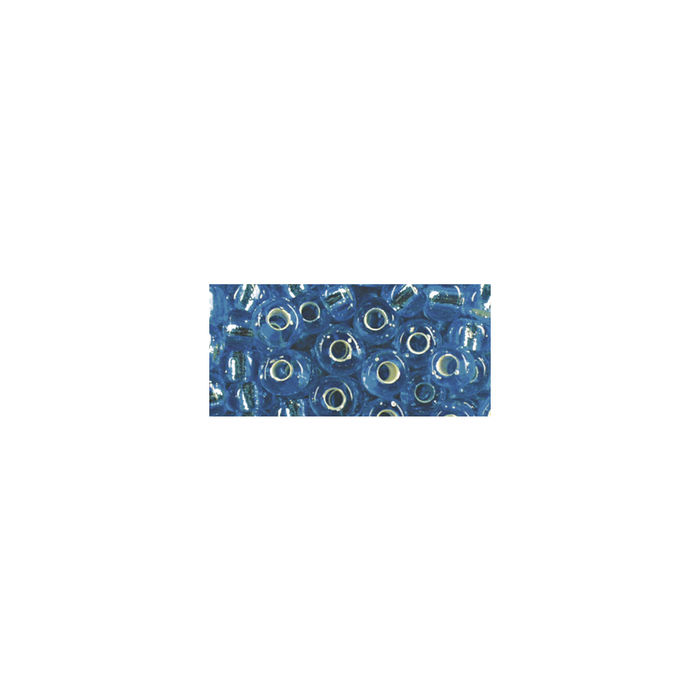 SALE Glasstifte, 2x2 mm, Silbereinzug, 16 g, türkis Bild 2