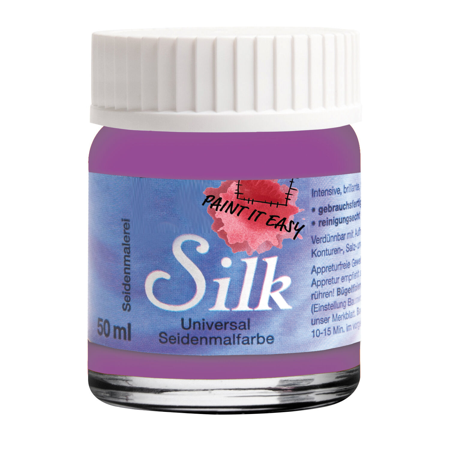 NEU PAINT IT EASY Bgelfarbe / Seidenmalfarbe, 50 ml, Cyclam