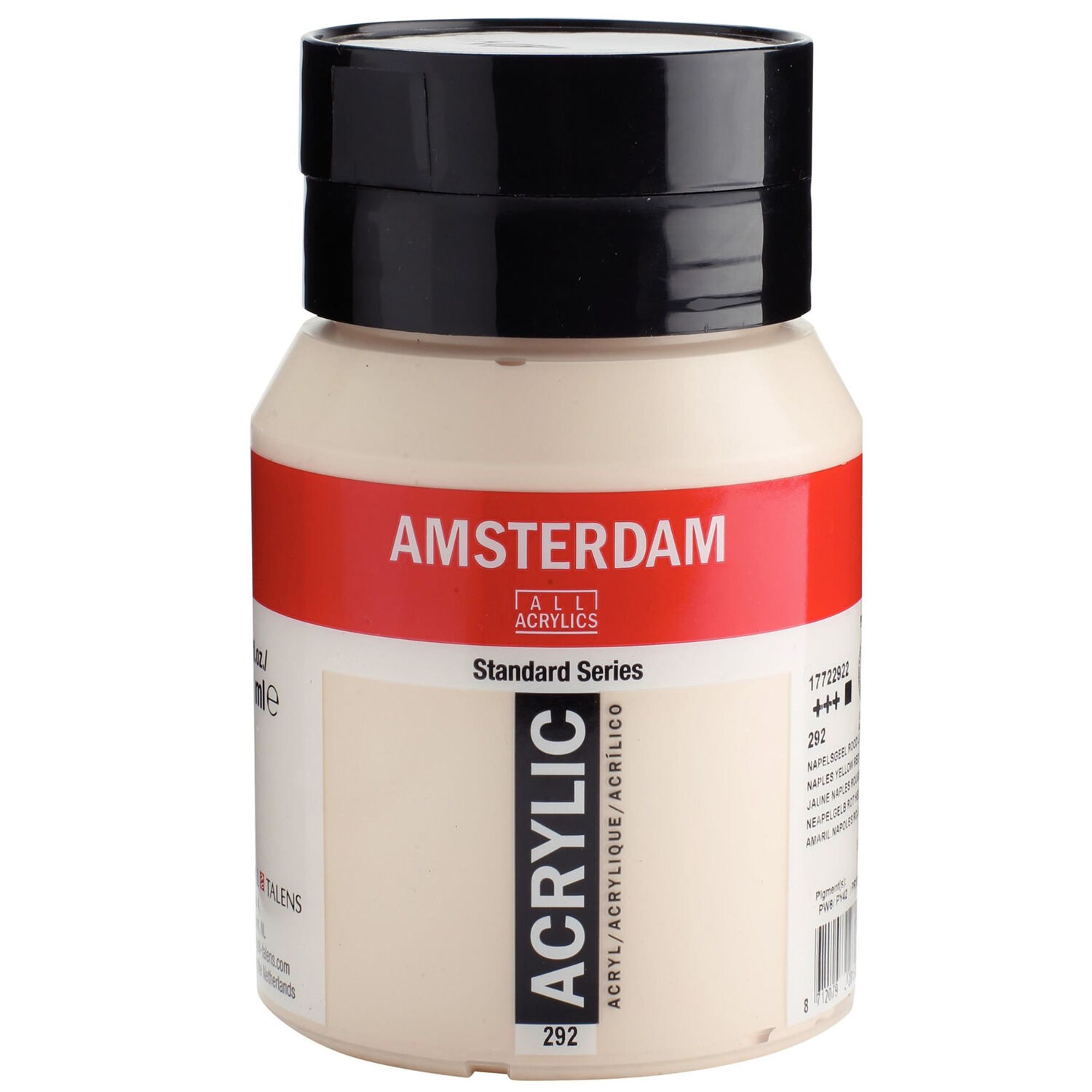 Amsterdam Acrylfarbe 500ml, Neapelgelb rot hell