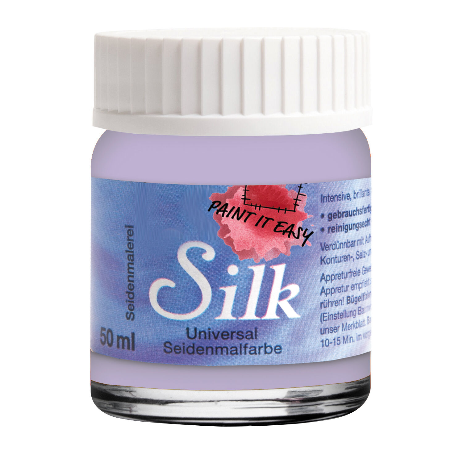 NEU PAINT IT EASY Bgelfarbe / Seidenmalfarbe, 50 ml, Lavendel