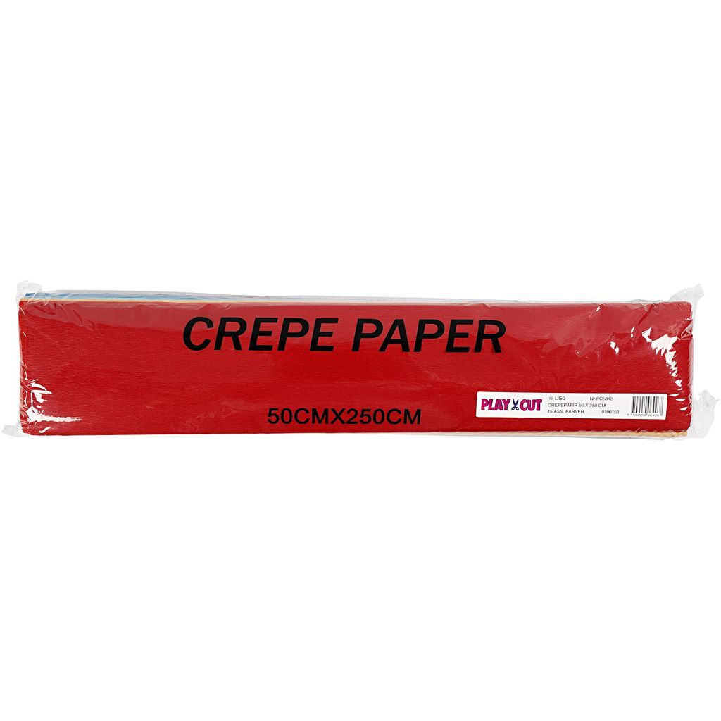 Krepppapier, 15 Lagen, L�nge 2,5 m, Breite 50 cm, Sortierte Farben Bild 2