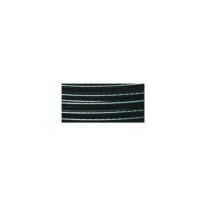 SALE Schmuckdraht, 0,4mm, 2 m, außen Kunststoff, schwarz Bild 3