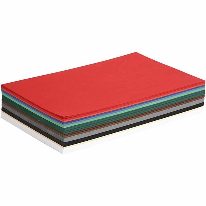 TOP-SELLER ! Weihnachtskarton, A4, 300 Blatt, sort. Farben