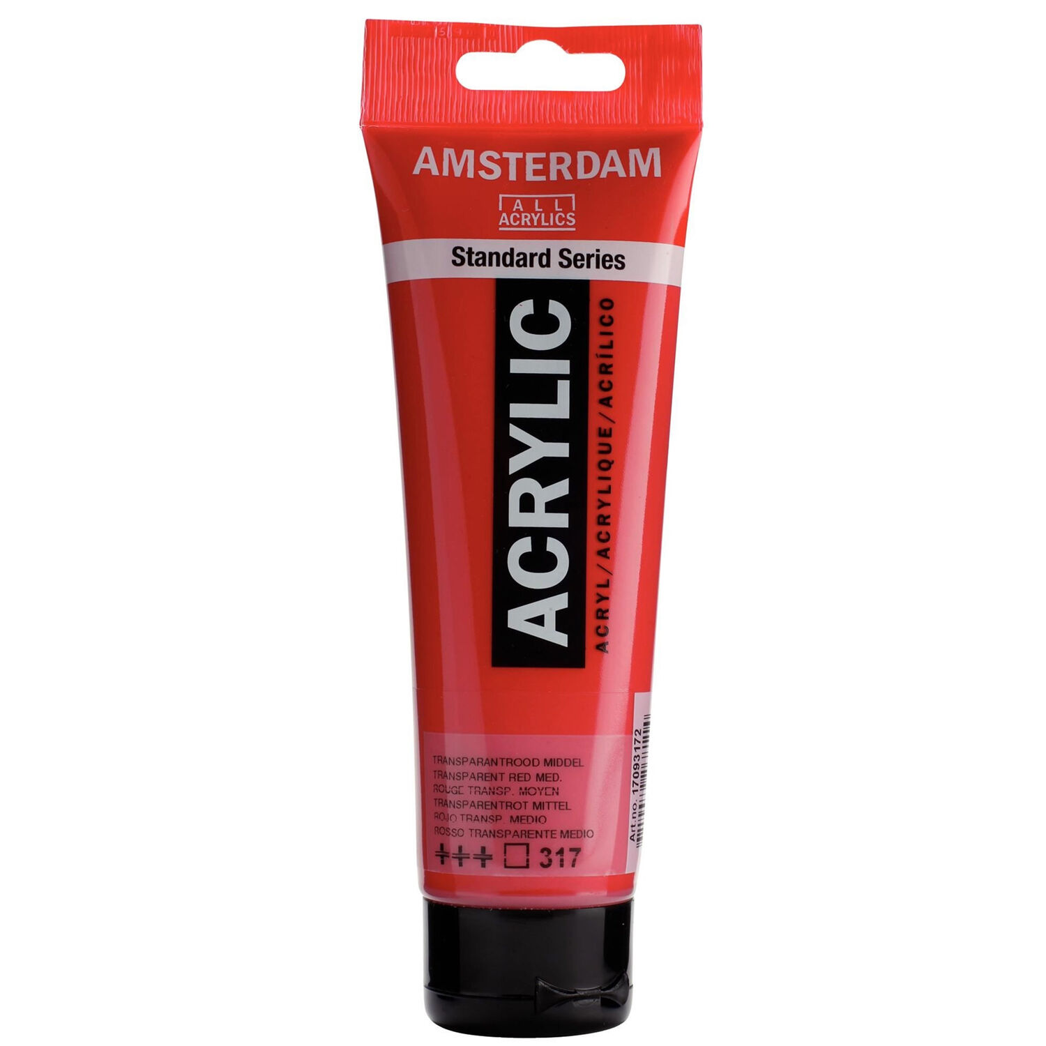 Amsterdam Acrylfarbe 120ml, Transparentrot mittel