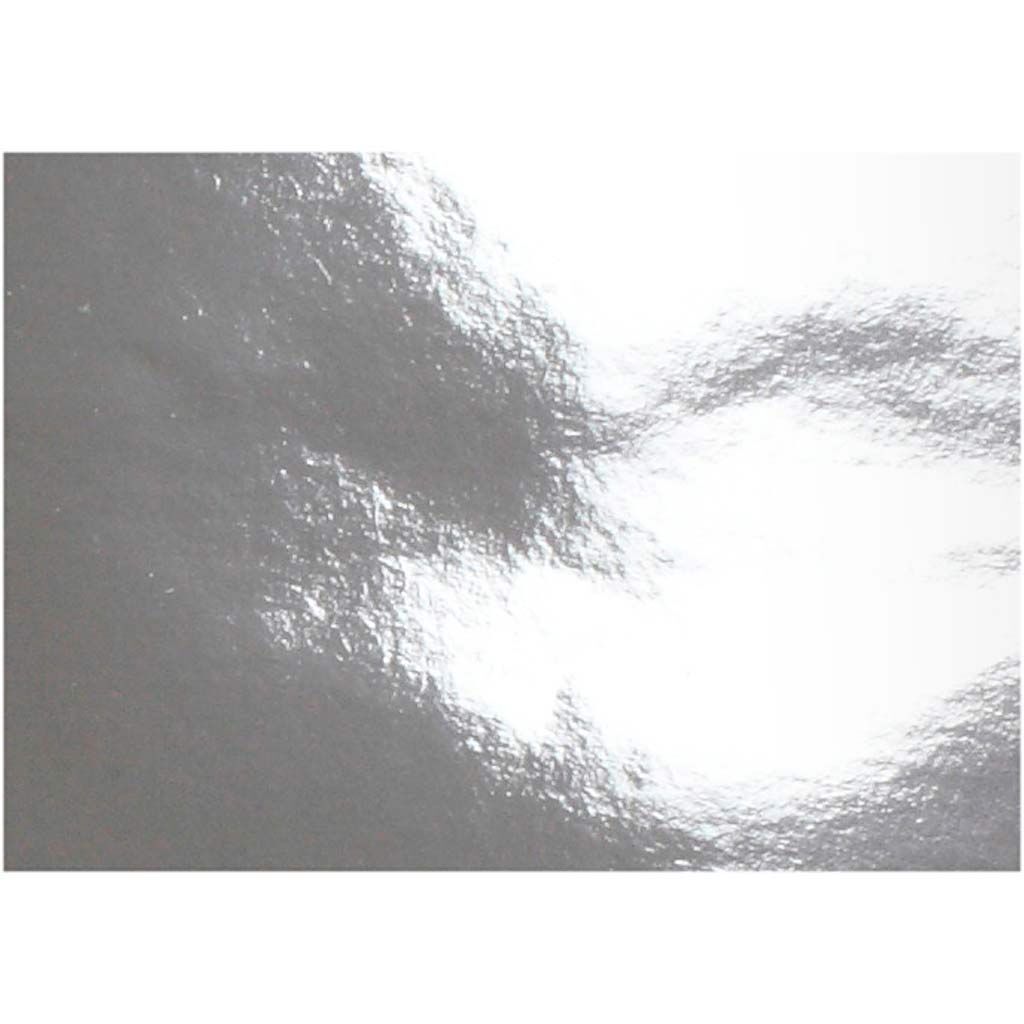 Metallic-Papier, 10 Blatt, A4, 210x297 mm, 120 g, Silber
